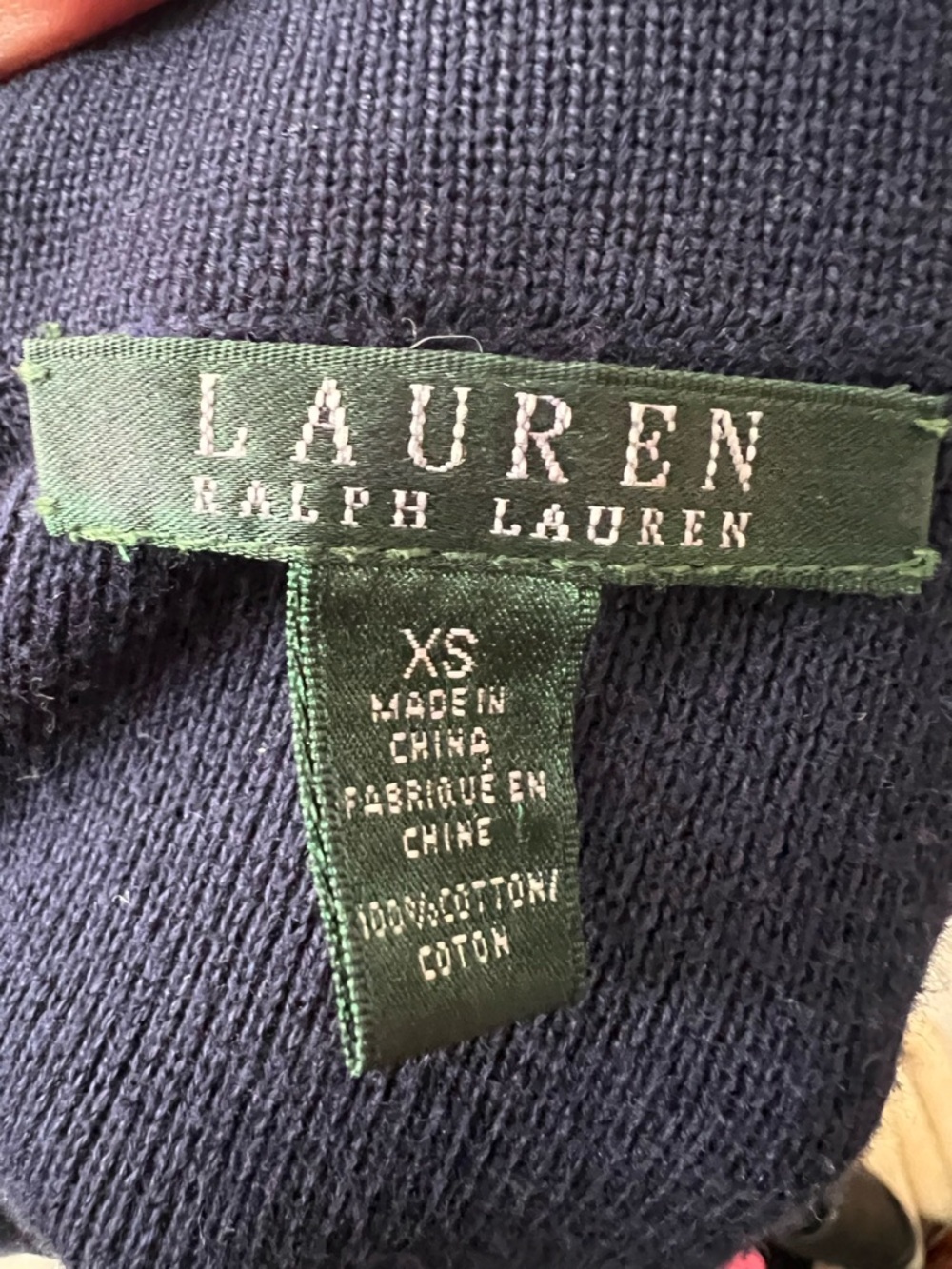 Lauren Ralph Lauren Navy Gold-Button Women's Blazer Jacket Extra Small - Picture 5 of 6